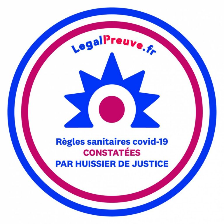 Constat reprise d'activité coronavirus huissier rouen